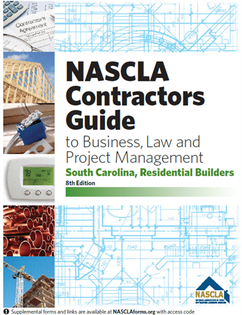NASCLA Residential Business Law & Project Management for SC Residential Contractors Book